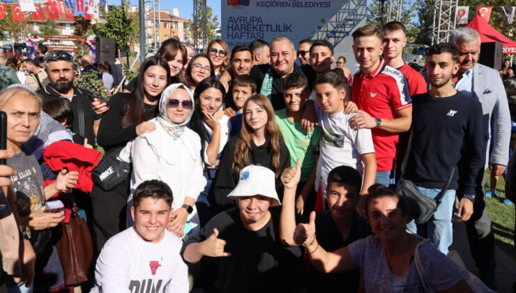 Keçiören’de Avrupa Hareketlilik Haftası coşkusu yaşandı