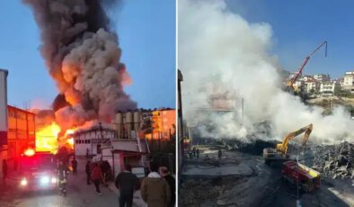 Konya’da silah fabrikasında korkutan yangın!