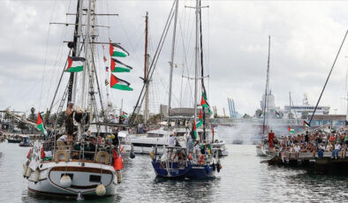 Küresel Sumud Filosu’nun Gazze’ye 3-4 gün içinde ulaşması planlanıyor