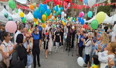 Lösemiyi yenen 11 yaşındaki Ali Demir, yüzlerce balonla karşılandı