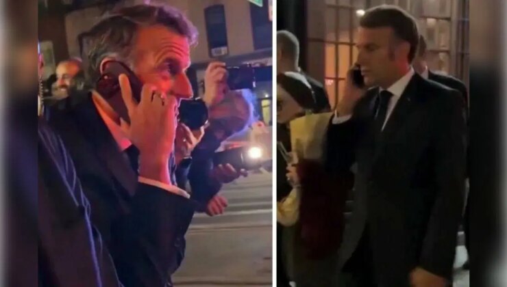 Macron, Trump’ın konvoyu nedeniyle yolda kaldı