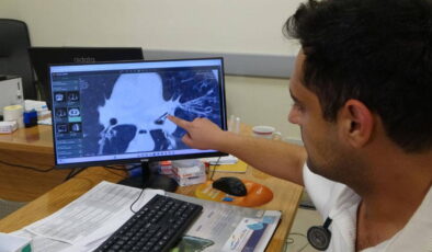 Malatya’da şoke eden olay: Kansersin denilen hastanın akciğerinden çekirdek çıktı!