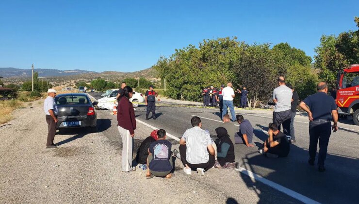 Manisa’da korkunç kaza… Üç kişi feci şekilde can verdi!