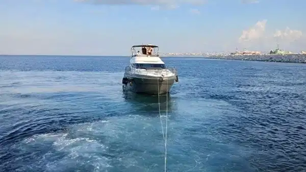 Marmara Denizi’nde tekne sürüklendi