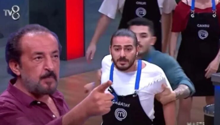 MasterChef Türkiye’de stüdyo karıştı: Yarışmacı Mehmet Şefin üstüne yürüdü! MasterChef Çağatay diskalifiye mi edildi?