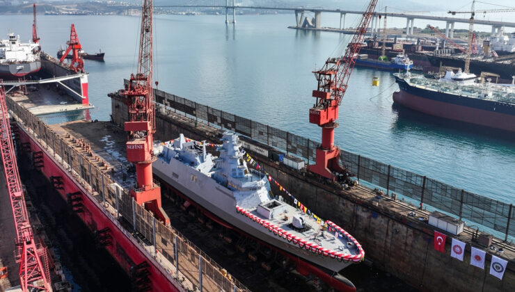 Mavi Vatan’a yeni güç: TCG İçel denize indirildi