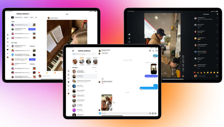 Meta, iPad’ler için yeni Instagram uygulamasını yayınlandı