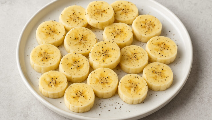 Muza karabiber döküp yemek hayret ettirecek! İşte nedeni…