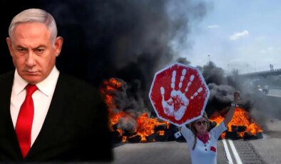 Netanyahu’nun konutunun yakınlarında şiddetli protestolar