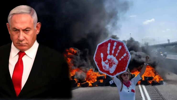 Netanyahu’nun konutunun yakınlarında şiddetli protestolar