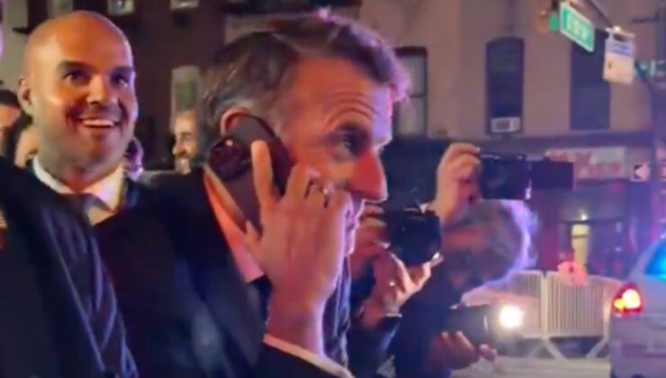 New York’ta aracı durdurulan Macron, Trump’ı arayarak yolları açmasını istedi