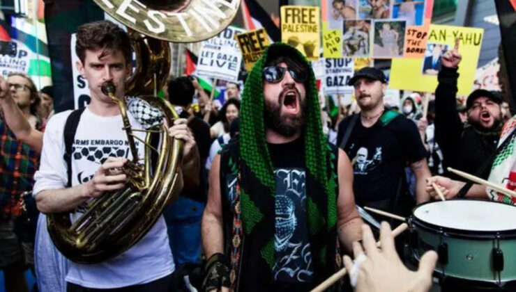 New York’ta Netanyahu karşıtı protesto düzenlendi