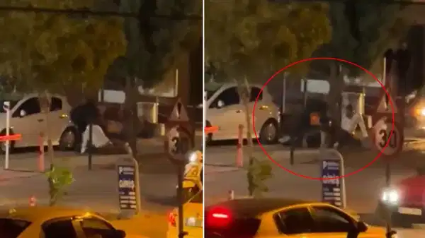 O anlar kamerada: Kavga ettikleri kişiyi dakikalarca darbetti!