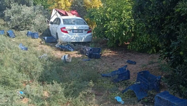 Otomobil bahçede çalışan işçilerin arasına daldı: 1 ölü, 3 yaralı