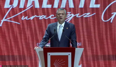 Özgür Özel, Örgüt Temsilcileri Meclisi’nde konuşuyor