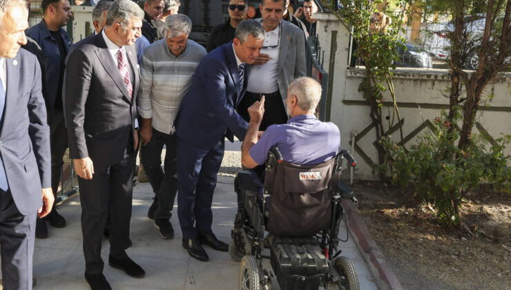 Özgür Özel, şehit ailesini ziyaret etti