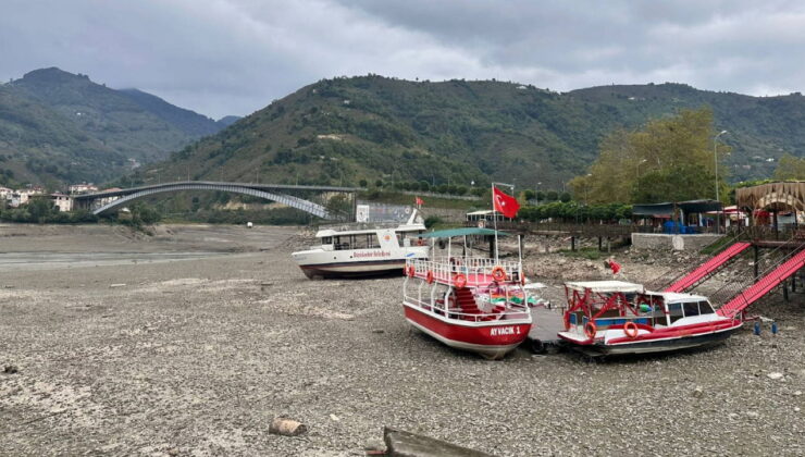 Samsun Ayvacık’ta baraj suları çekildi, kara ortaya çıktı!