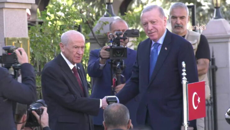 Son Dakika… Erdoğan-Bahçeli görüşmesi başladı