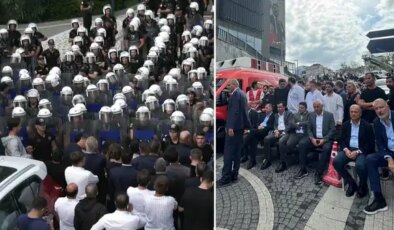 Son dakika… Kayyum Gürsel Tekin saat vermişti! CHP İstanbul İl Başkanlığı’nda biber gazlı müdahale başladı: CHP’li vekiller bekleyişe geçti!