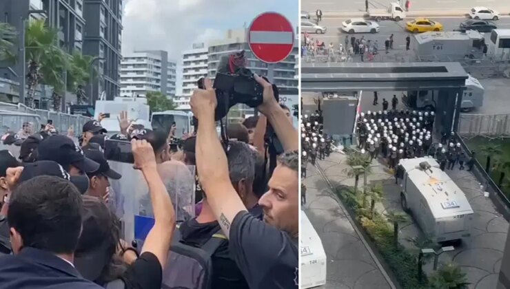 Son dakika… Kayyum Gürsel Tekin saat vermişti! CHP İstanbul İl Başkanlığı’nda hareketli dakikalar: Biber gazlı müdahale başladı!