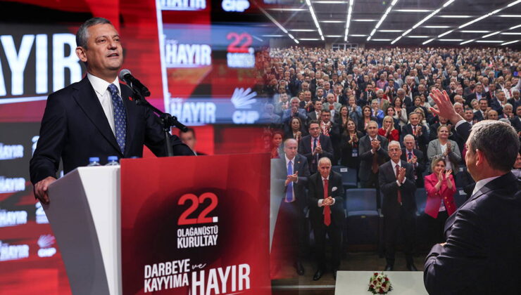 Son dakika… Özgür Özel, CHP’nin 22. Olağanüstü Kurultayı’nda yeniden Genel Başkan seçildi: Oyların tamamını aldı!