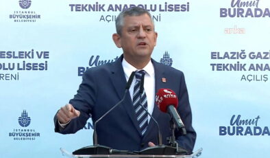 Son Dakika… Özgür Özel Elazığ’da konuştu: ‘Milletin seçtiklerini görmezden geliyorlar’