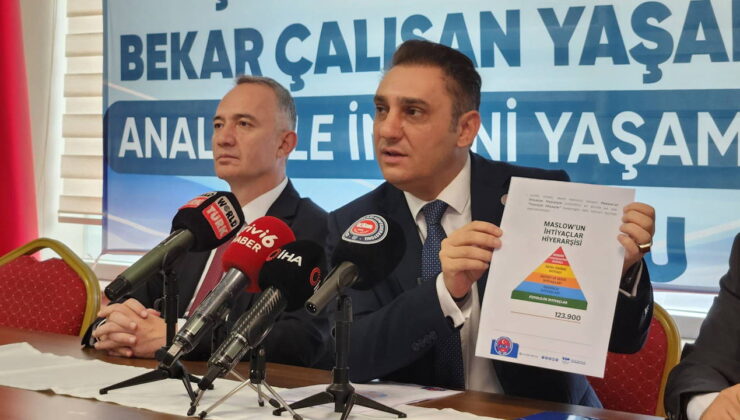 TEÇ-SEN insani yaşam aylığı eşiğinin 123 bin 900 lira olduğunu açıkladı