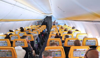 Yolcu pasaportunu yedi, uçak zorunlu iniş yaptı