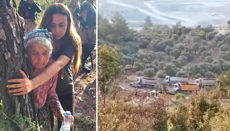 Zehra Nine’nin ölümünden 1 gün sonra Akbelen’e sabah baskını: Zeytin kıyımına başlandı, giriş çıkışlar tutuldu!