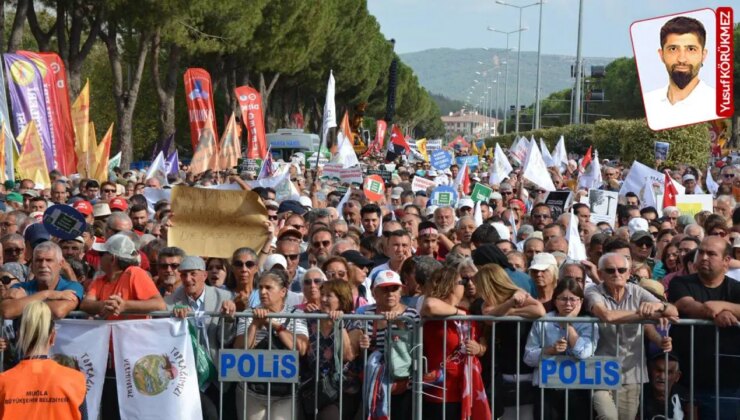 Zeytinlik talanına karşı Muğla’da büyük miting: ‘Toprağımızı vermiyoruz’
