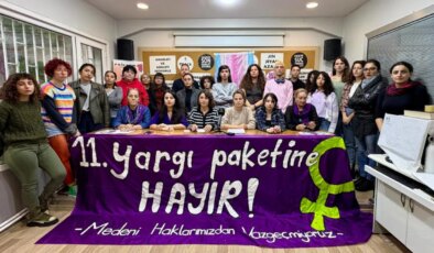 11. Yargı Paketi protestoları sürüyor: ‘Yasaklara da çıplak arama işkencesine de alışmayacağız’