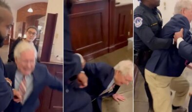 ABD Senatosu’nda panik anları: Cumhuriyetçi lider yere yığıldı