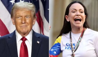 ABD sevgisi ağır bastı: Nobel’i kazanan Machado ödülünü Trump’a ithaf etti!