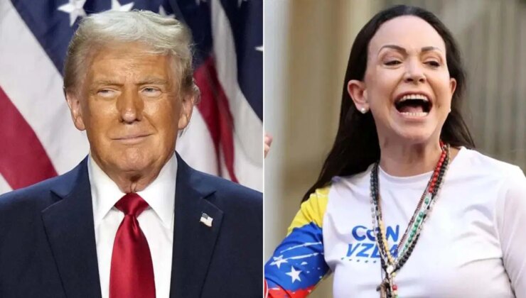 ABD sevgisi ağır bastı: Nobel’i kazanan Machado ödülünü Trump’a ithaf etti!