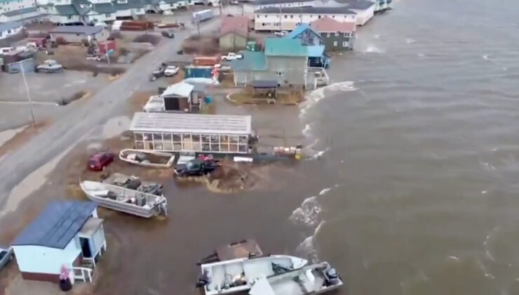 ABD’nin Alaska eyaletinin batısını Halong Tayfunu vurdu