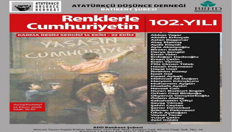 ADD’den cumhuriyetin 102. yılına özel sergi