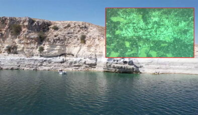 Adıyaman’da 12 bin yıllık kaya resimleri su altında görüntülendi