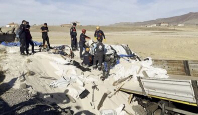 Aksaray’da korkunç kaza… TIR sürücüsü feci şekilde can verdi!