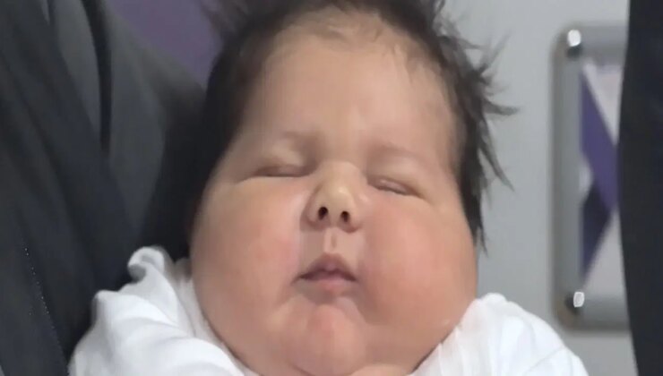 Ali Atilla bebek, 6 kilo 150 gram olarak dünyaya geldi