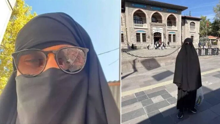 Ankara’da çarşafla gezen erkek, adli kontrolle serbest bırakıldı