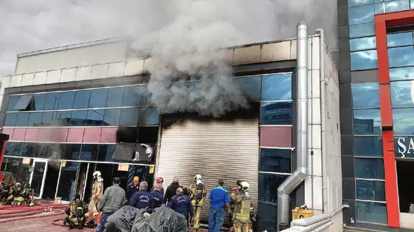 Ankara’da OSB’de korkutan yangın!