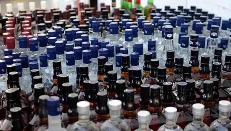 Antalya’da 400 litre kaçak ve sahte içki ele geçirildi