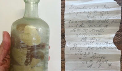 Avustralya’da savaş mektupları, 109 yıl sonra plajda ortaya çıktı