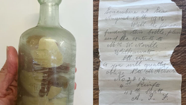 Avustralya’da savaş mektupları, 109 yıl sonra plajda ortaya çıktı