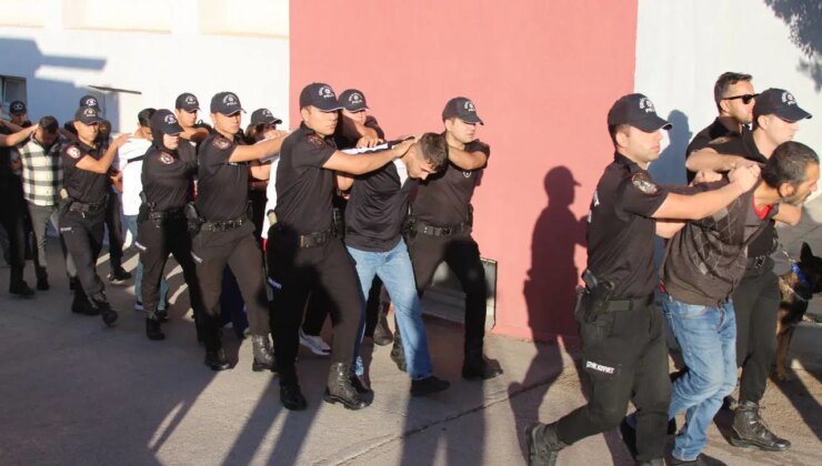 ‘Bayğaralar’ suç örgütüne operasyon: 100’ü aşkın zanlı adliyede!