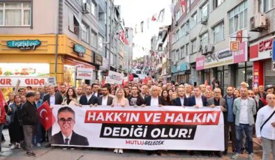 Bayrampaşa’da ‘İradeye Saygı Yürüyüşü’ yapıldı