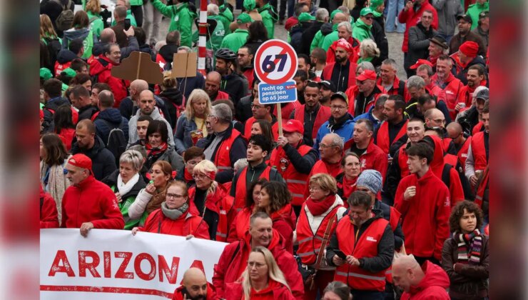Belçika’da grev fırtınası: Hayatı durma noktasına getirdi