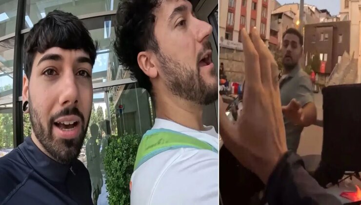 Beyoğlu’nda hareketli anlar: İspanyol Youtuber’i takip edip darbettiler!