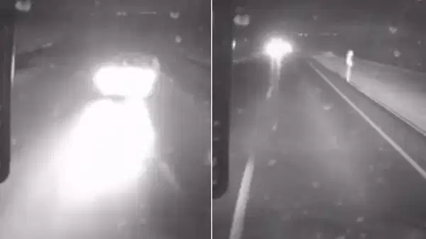 Bir ailenin yok olduğu kaza anı kamerada