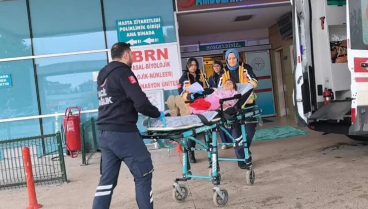 Bursa’da dehşet anları! 250 kiloluk kapı küçük kızın üzerine düştü